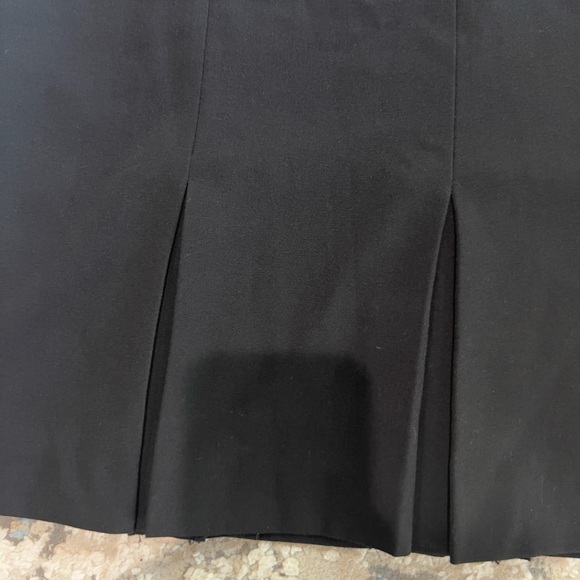 RQT black mini skirt bottom pleated ruffle Sz 10 - Picture 6 of 6